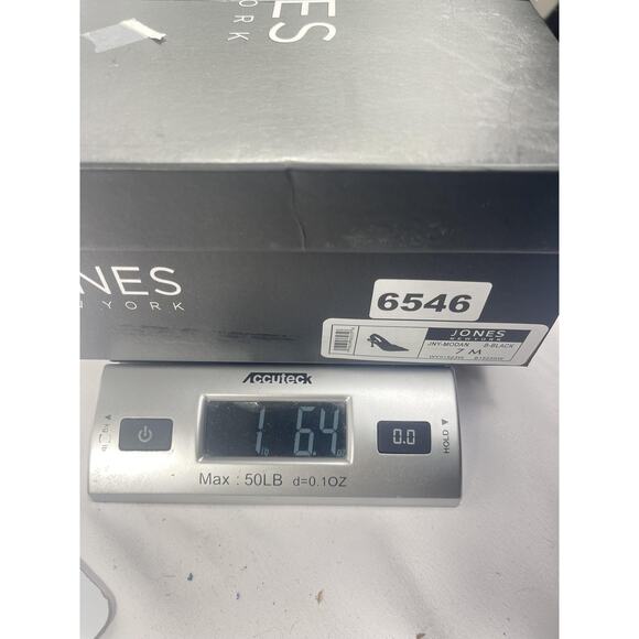 Jones New York Shoes Womens Size 7.5 Black JNY-MODAN Slingback Pointed Toe Heels - Picture 10 of 10